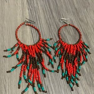Beaded earrings handmade